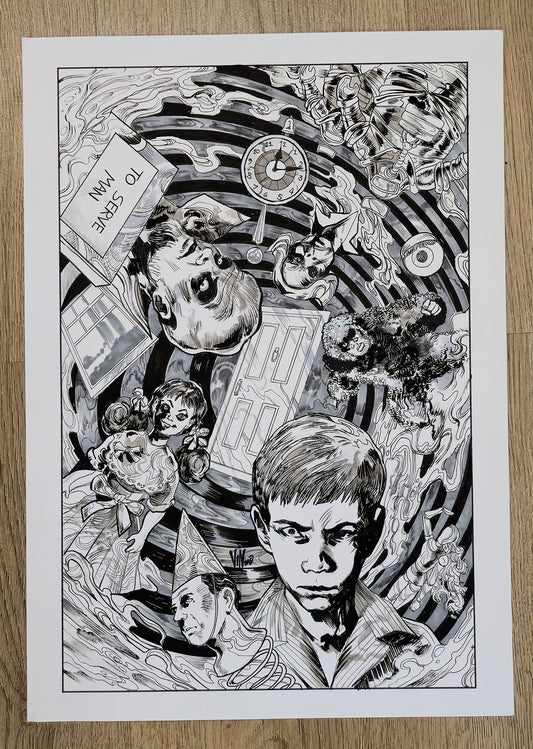 TWILIGHT ZONE  #11  VINCENZO RICCARDI ORIGINAL COVER ART