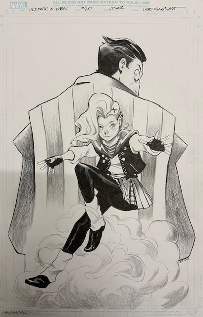 ULTIMATE X-MEN #20 LEE GARBETT ORIGINAL COVER ART Comic Art