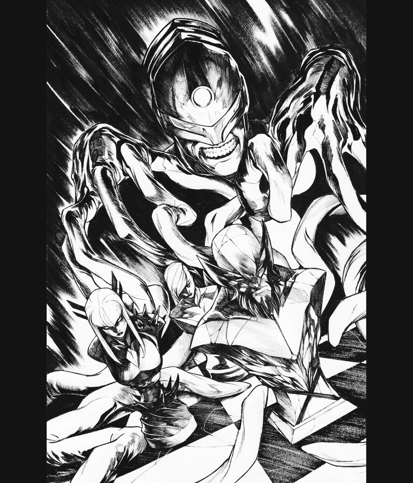 ULTIMATE WOLVERINE  #13 (ALESSANDRO CAPPUCCIO ORIGINAL COVER ART)