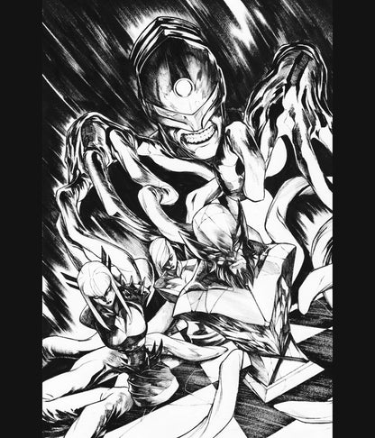 ULTIMATE WOLVERINE  #13 (ALESSANDRO CAPPUCCIO ORIGINAL COVER ART)