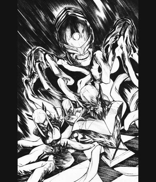 ULTIMATE WOLVERINE  #13 (ALESSANDRO CAPPUCCIO ORIGINAL COVER ART)