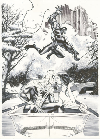 ULTIMATE SPIDER-MAN  #24 VARIANT (DAVID MESSINA ORIGINAL COVER ART)
