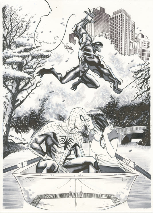 ULTIMATE SPIDER-MAN  #24 VARIANT (DAVID MESSINA ORIGINAL COVER ART)