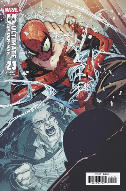 ULTIMATE SPIDER-MAN  #23  FEDERICO VICENTINI COVER ART