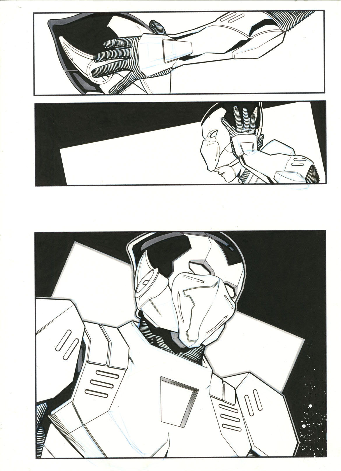 ULTIMATE SPIDER-MAN #5 PAGE 22 -  ORIGINAL ART BY DAVID MESSINA