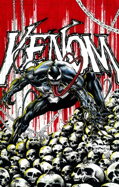VENOM 11 X 17 SKETCH BY JIMBO SALGADO