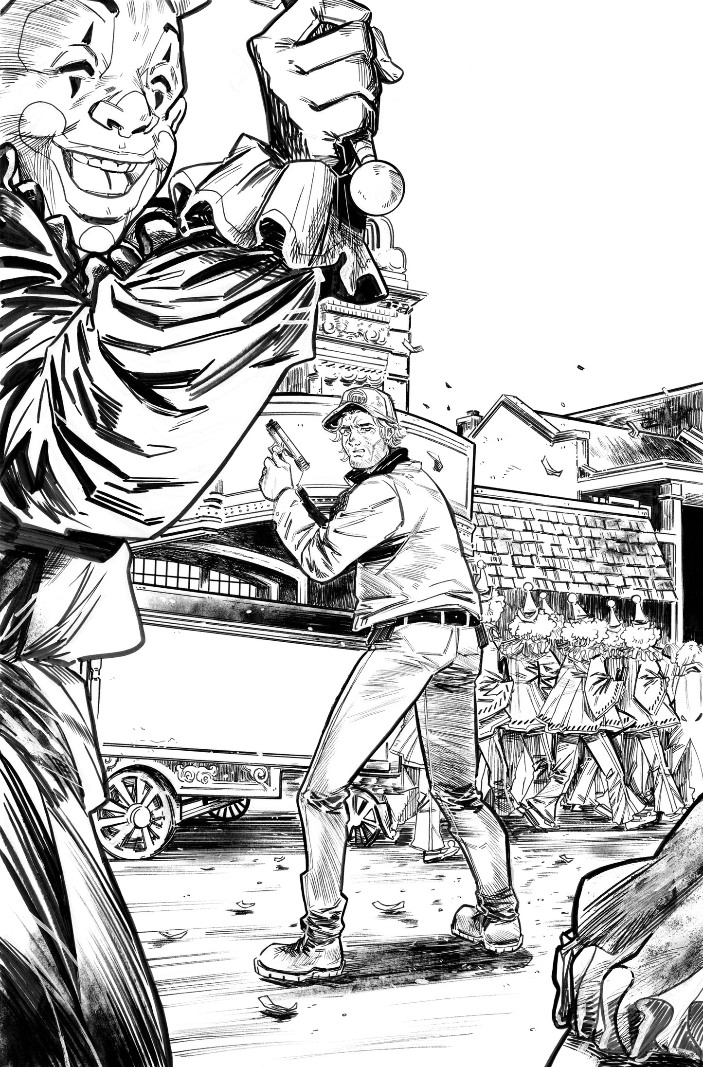 WITNESS POINT  #1  SOO LEE ORIGINAL COVER ART