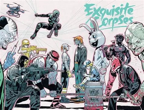 EXQUISITE CORPSES #1  2ND PRINT WRAPAROUND COVER (MICHAEL WALSH ORIGINAL COVER ART)