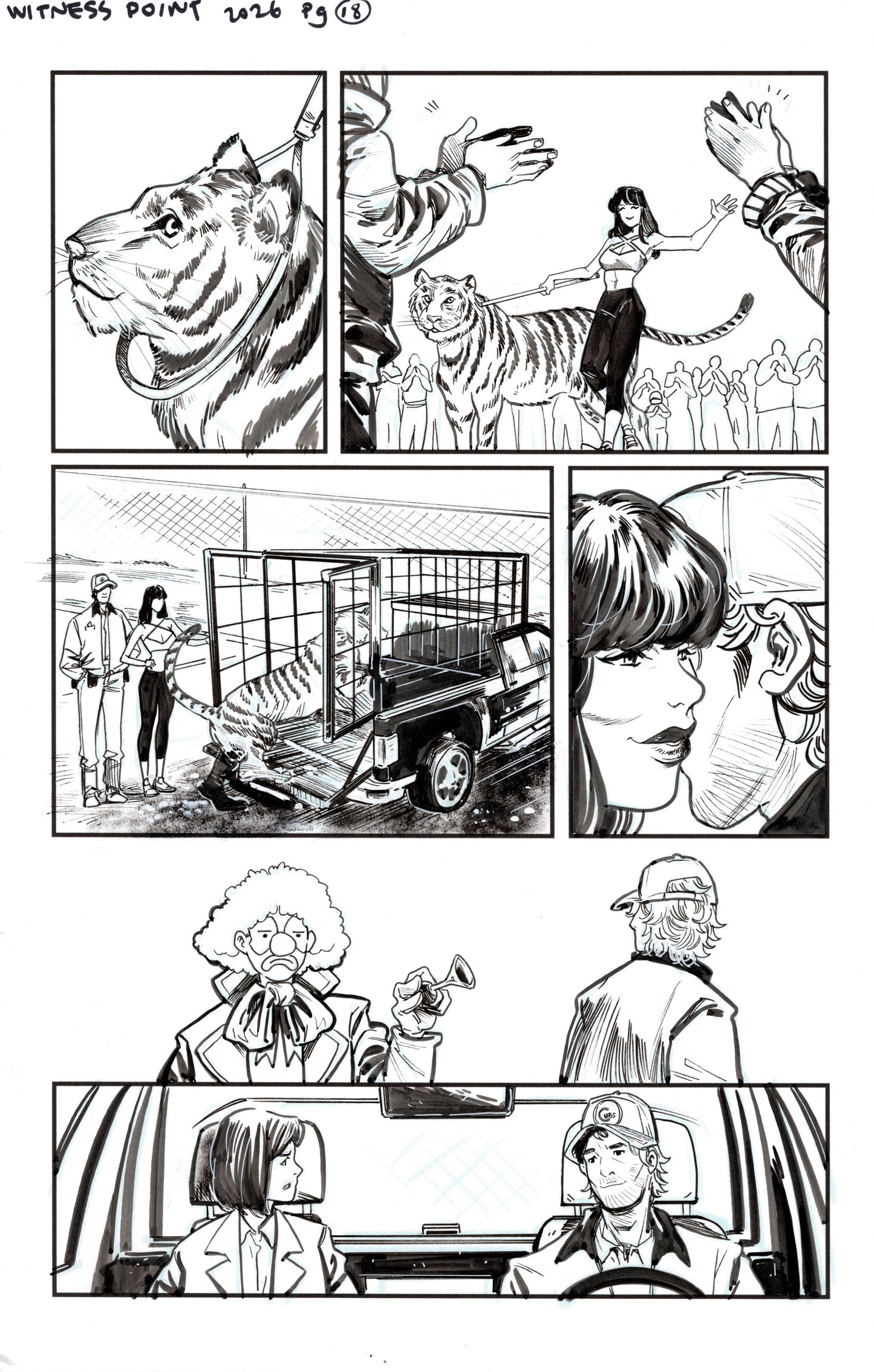 WITNESS POINT  #1  PAGE 18  (SOO LEE ORIGINAL INTERIOR ART)