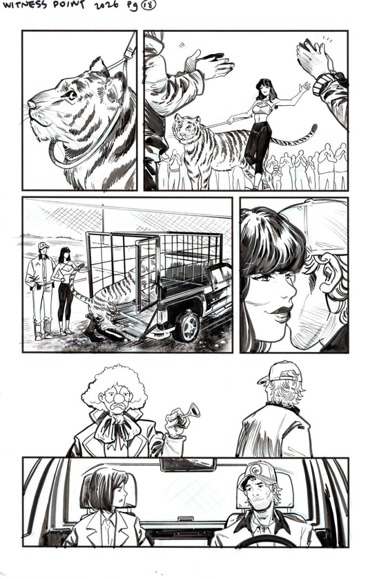 WITNESS POINT  #1  PAGE 18  (SOO LEE ORIGINAL INTERIOR ART)