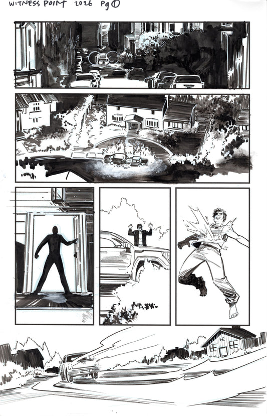 WITNESS POINT  #1  PAGE 1  (SOO LEE ORIGINAL INTERIOR ART)