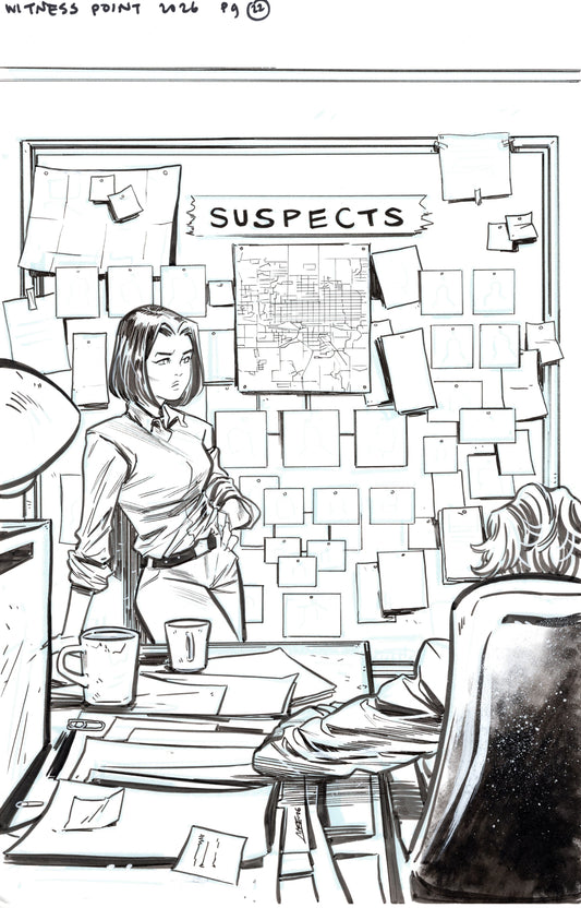 WITNESS POINT  #1  PAGE 22  (SOO LEE ORIGINAL INTERIOR ART)