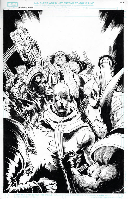 WEAPON X-MEN  #2   GERARDO SANDOVAL COVER ART
