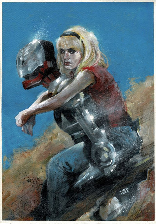 WE ARE TAKING EVERYONE DOWN  #1  MARTIN SIMMONDS ORIGINAL COVER ART