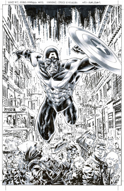WHAT IF? MILES MORALES  #1  ALAN QUAH ORIGINAL COVER ART