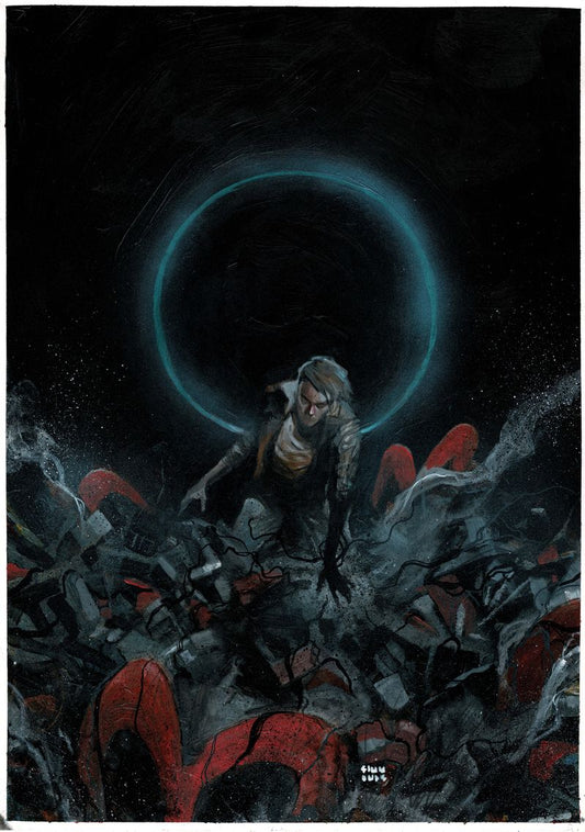 ABSOLUTE GREEN LANTERN  #1  MARTIN SIMMONDS ORIGINAL COVER ART