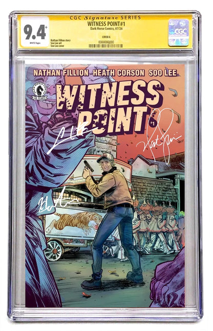 Witness Point #1  - Signed Nathan Fillion, Heath Corson & Soo Lee