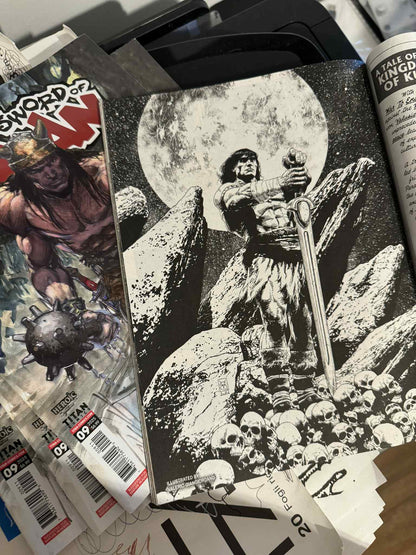 SAVAGE SWORD OF CONAN #9 VALERIO GIANGIORDANO SPLASH PAGE