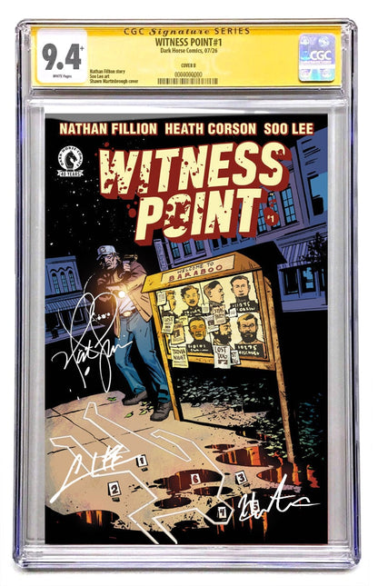 Witness Point #1  - Signed Nathan Fillion, Heath Corson & Soo Lee