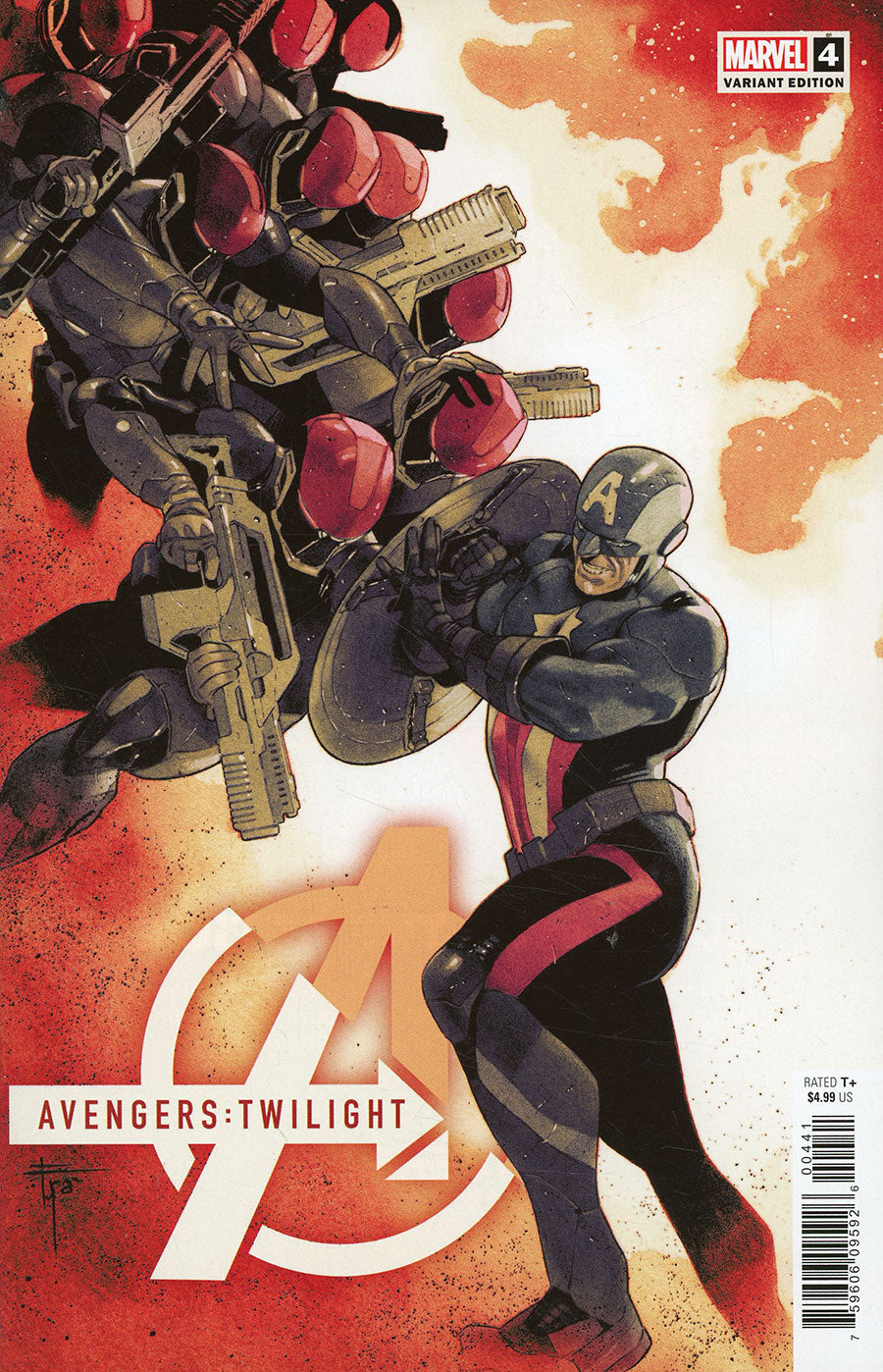 AVENGERS TWILIGHT  #4  FRANCESCO MOBILI ORIGINAL COVER ART