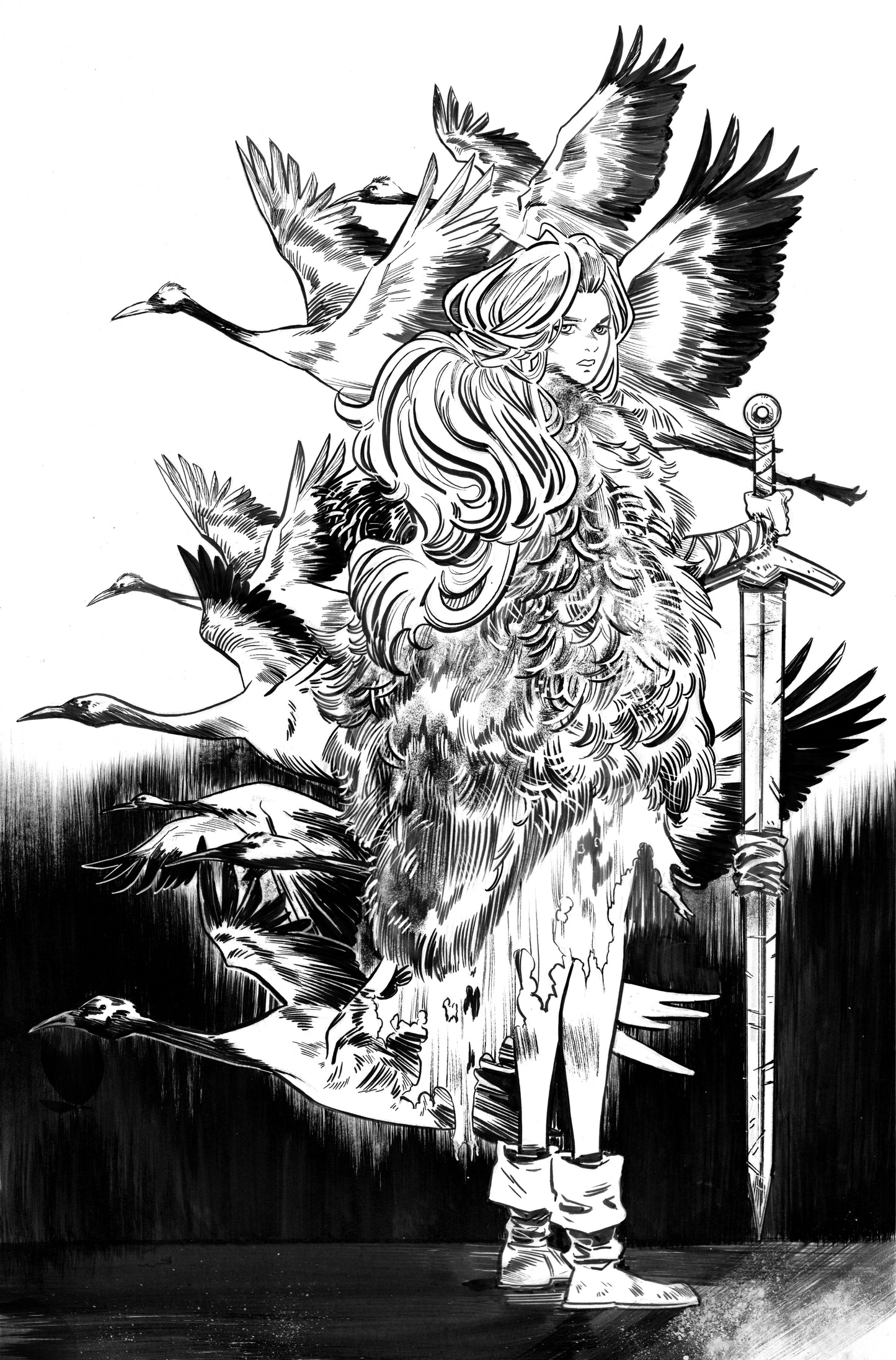 BRIARS NIGHTS TERROR  #2  SOO LEE ORIGINAL COVER ART