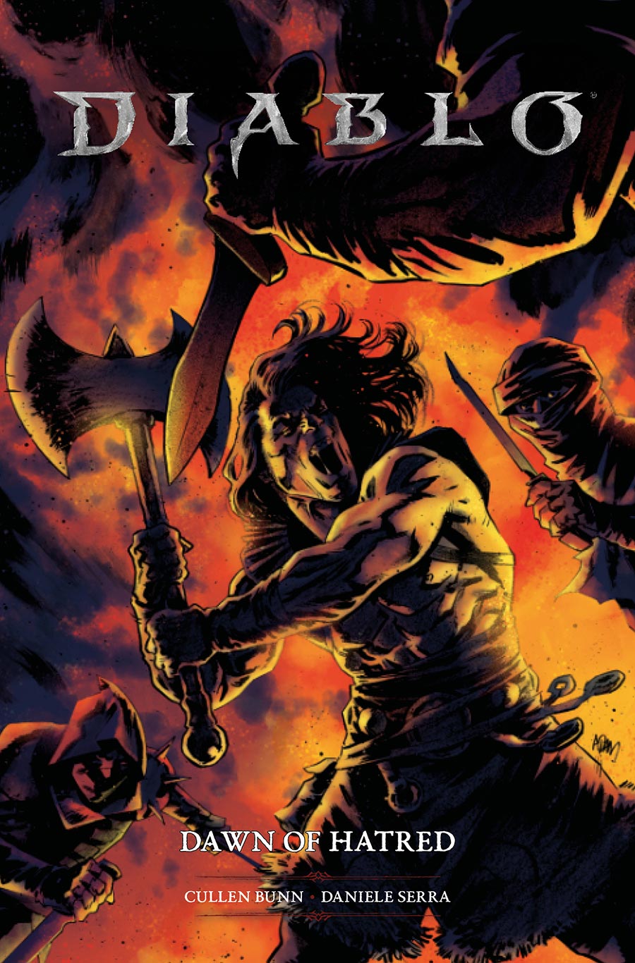 DIABLO DAWN OF HATRED #1 ORIGINAL COVER ART BY ADAM GORHAM