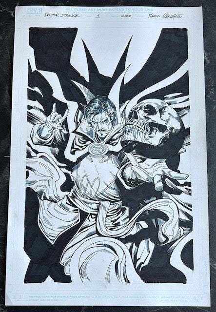 DOCTOR STRANGE #1  ORIGINAL COVER ART BY MARCO CHECCHETTO