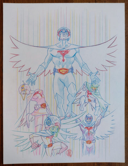 GATCHAMAN  #2  INAKI MIRANDA COVER ART