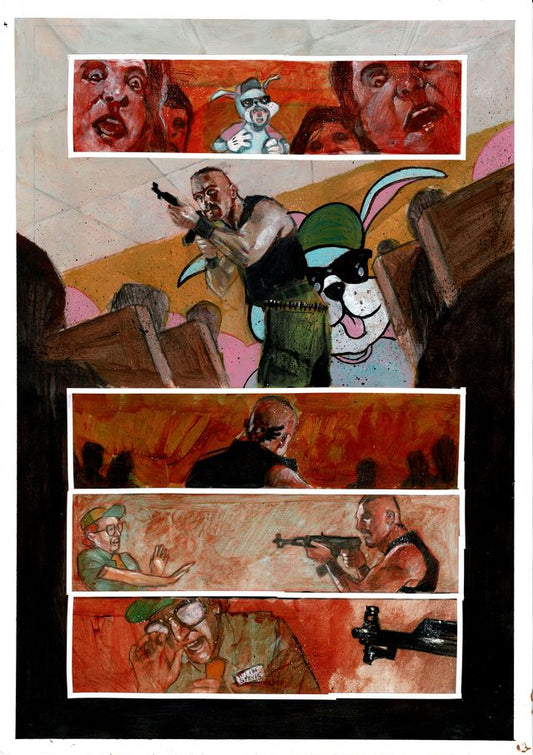 DEPARTMENT OF TRUTH #0  PAGE 1 (MARTIN SIMMONDS ORIGINAL ART)