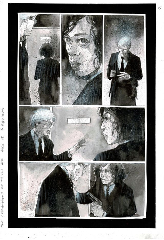 DEPARTMENT OF TRUTH #21  PAGE 15 (MARTIN SIMMONDS ORIGINAL ART)