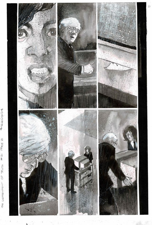 DEPARTMENT OF TRUTH #21  PAGE 21 (MARTIN SIMMONDS ORIGINAL ART)