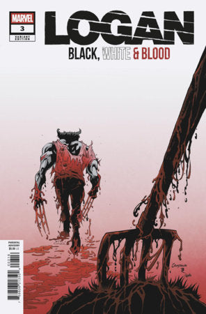 LOGAN BLACK WHITE & BLOOD #3  CHRIS CAMPANA ORIGINAL COVER ART