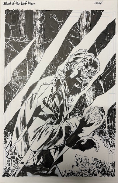 BLOOD OF WOLF MAN  #1   MICHAEL WALSH ORIGINAL COVER ART
