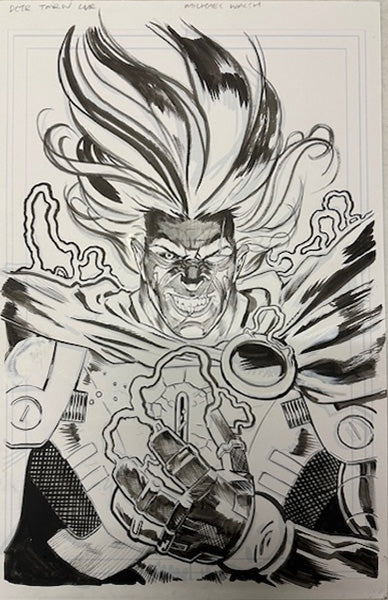 DOCTOR TOMORROW  #3  MICHAEL WALSH ORIGINAL COVER ART