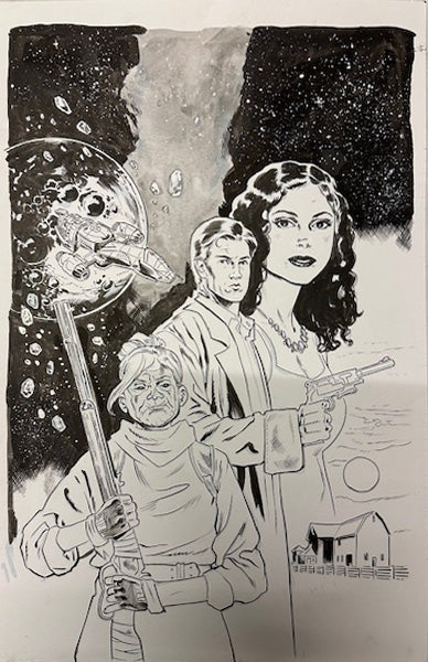 FIREFLY THE OUTLAW MA REYNOLDS  #1  MICHAEL WALSH ORIGINAL COVER ART