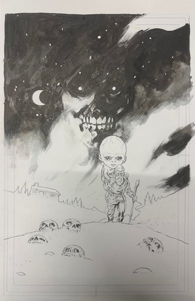 JIM HENSON'S STORYTELLER GHOSTS   #1  MICHAEL WALSH ORIGINAL COVER ART