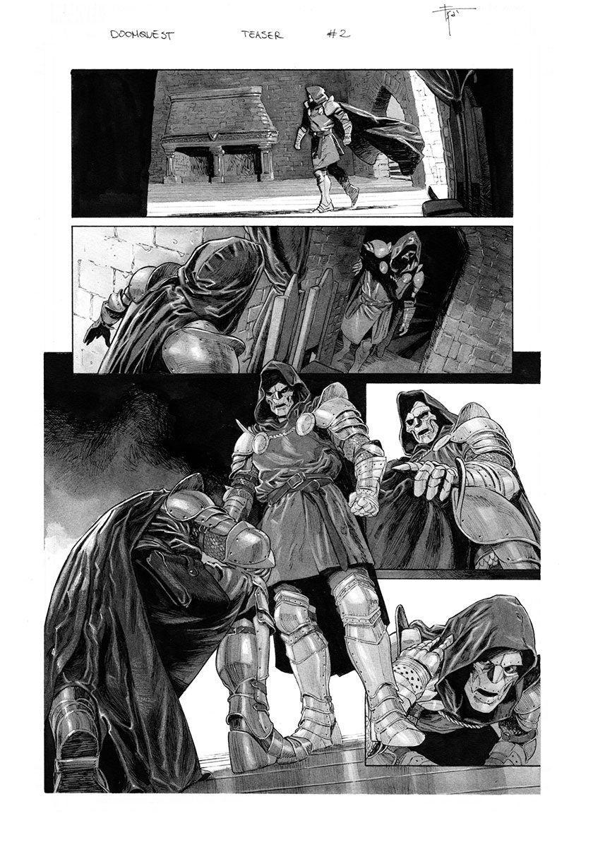 DOOMQUEST TEASER #2  FRANCESCO MOBILI ORIGINAL ART