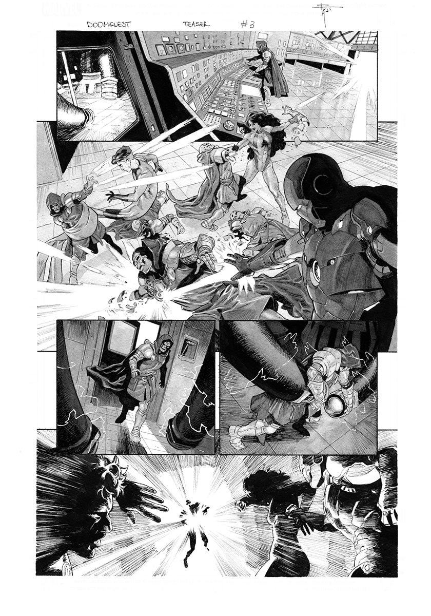 DOOMQUEST TEASER #3  FRANCESCO MOBILI ORIGINAL ART