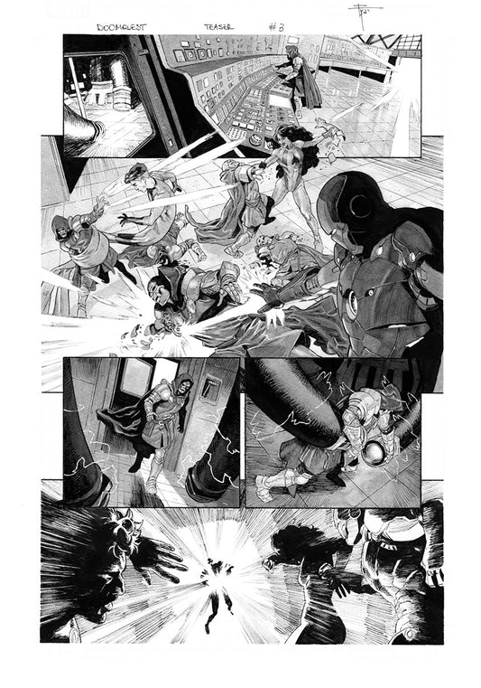DOOMQUEST TEASER #3  FRANCESCO MOBILI ORIGINAL ART
