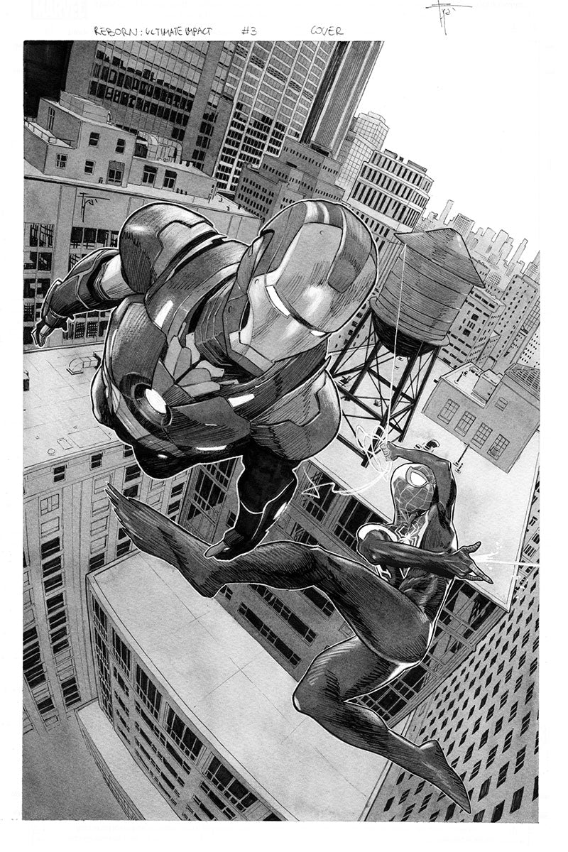 ULTIMATE REBORN IMPACT  #3  FRANCESCO MOBILI ORIGINAL COVER ART