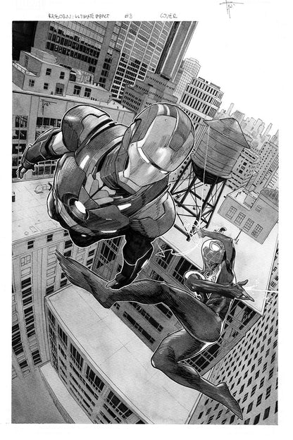 ULTIMATE REBORN IMPACT  #3  FRANCESCO MOBILI ORIGINAL COVER ART