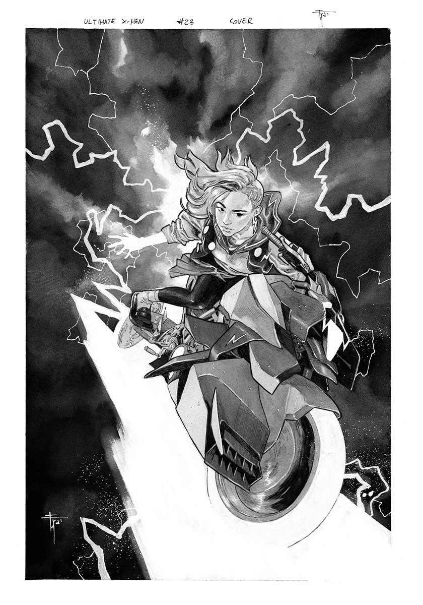 ULTIMATE X-MEN  #23 FRANCESCO MOBILI ORIGINAL COVER ART