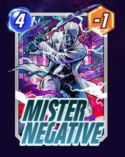MR NEGATIVE MARVEL SNAP (VINCENZO RICCARDI ORIGINAL ART)