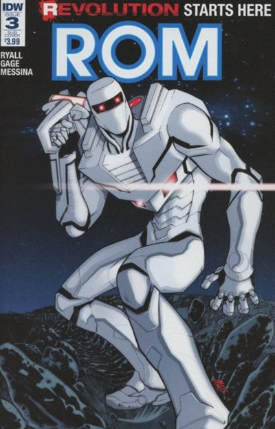 ROM #3 ORIGINAL COVER ART BY DAVID MESSINA