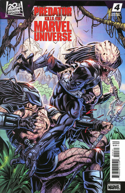 PREDATOR KILLS MARVEL UNIVERSE  #4  CHRIS CAMPANA ORIGINAL COVER ART