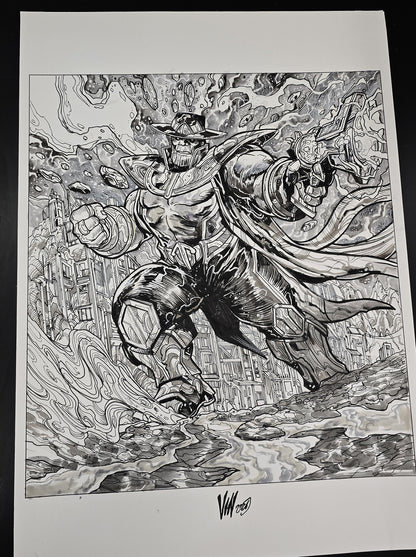 THANOS MARVEL SNAP (VINCENZO RICCARDI ORIGINAL ART)
