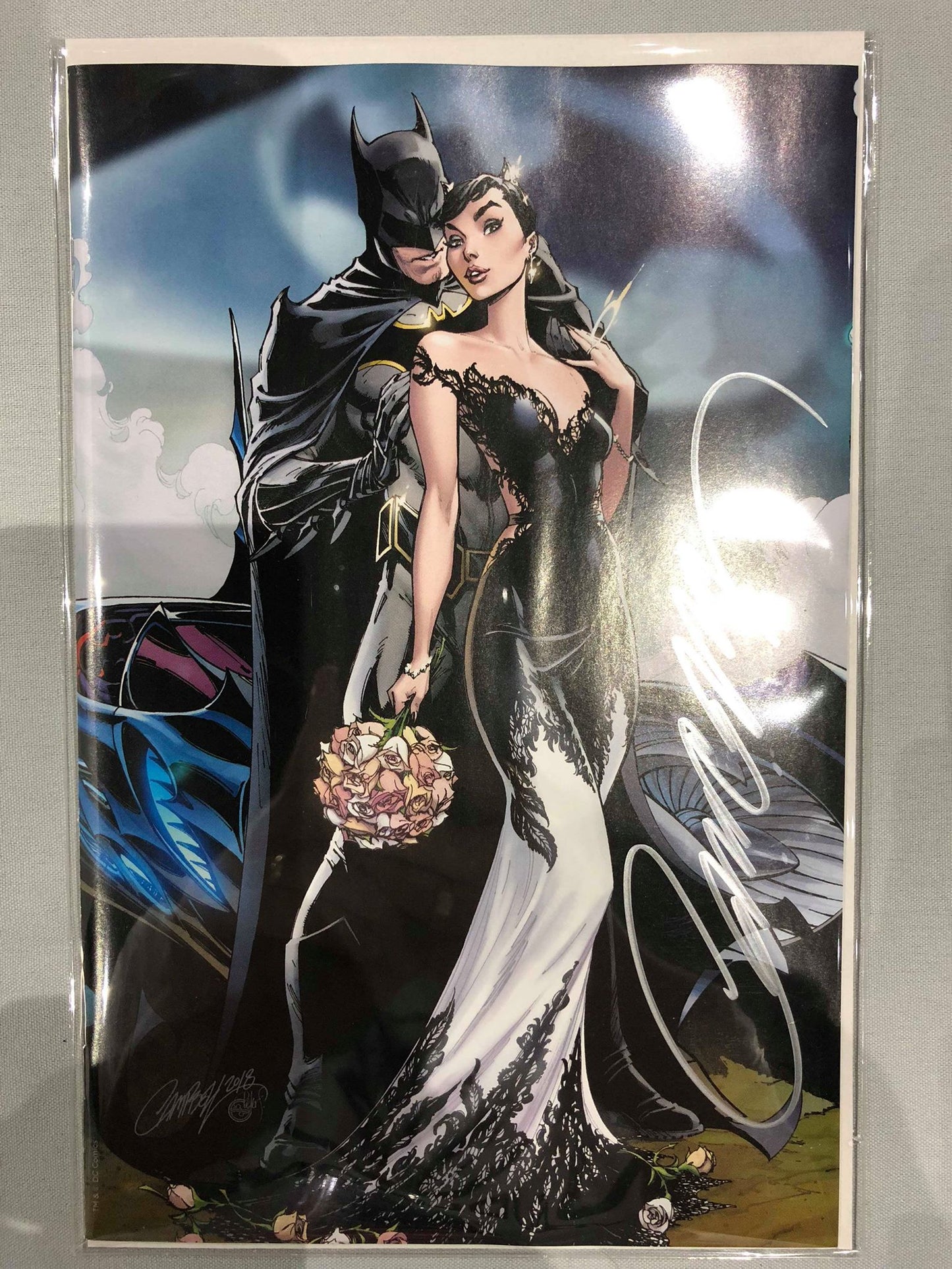 SIGNED Batman #50 J Scot Campbell Cover F SDCC Exclusive Cover