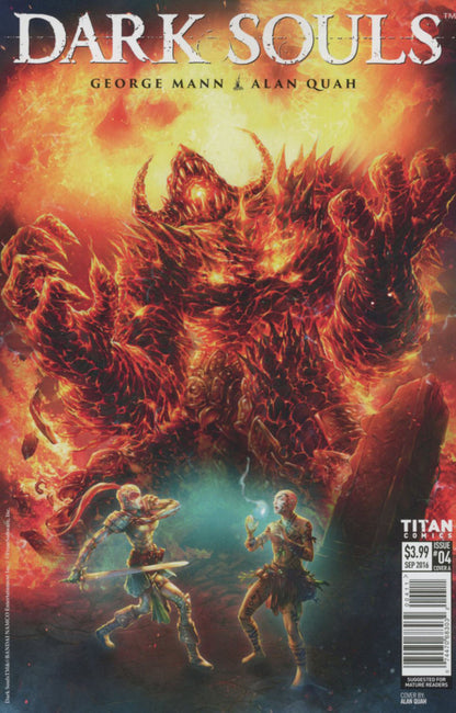 Alan Quah Original Art Dark Souls Breath of Andolus #4 Cover