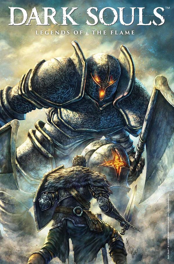 Alan Quah Original Art Dark Souls Legends of the Flame #1 Cover