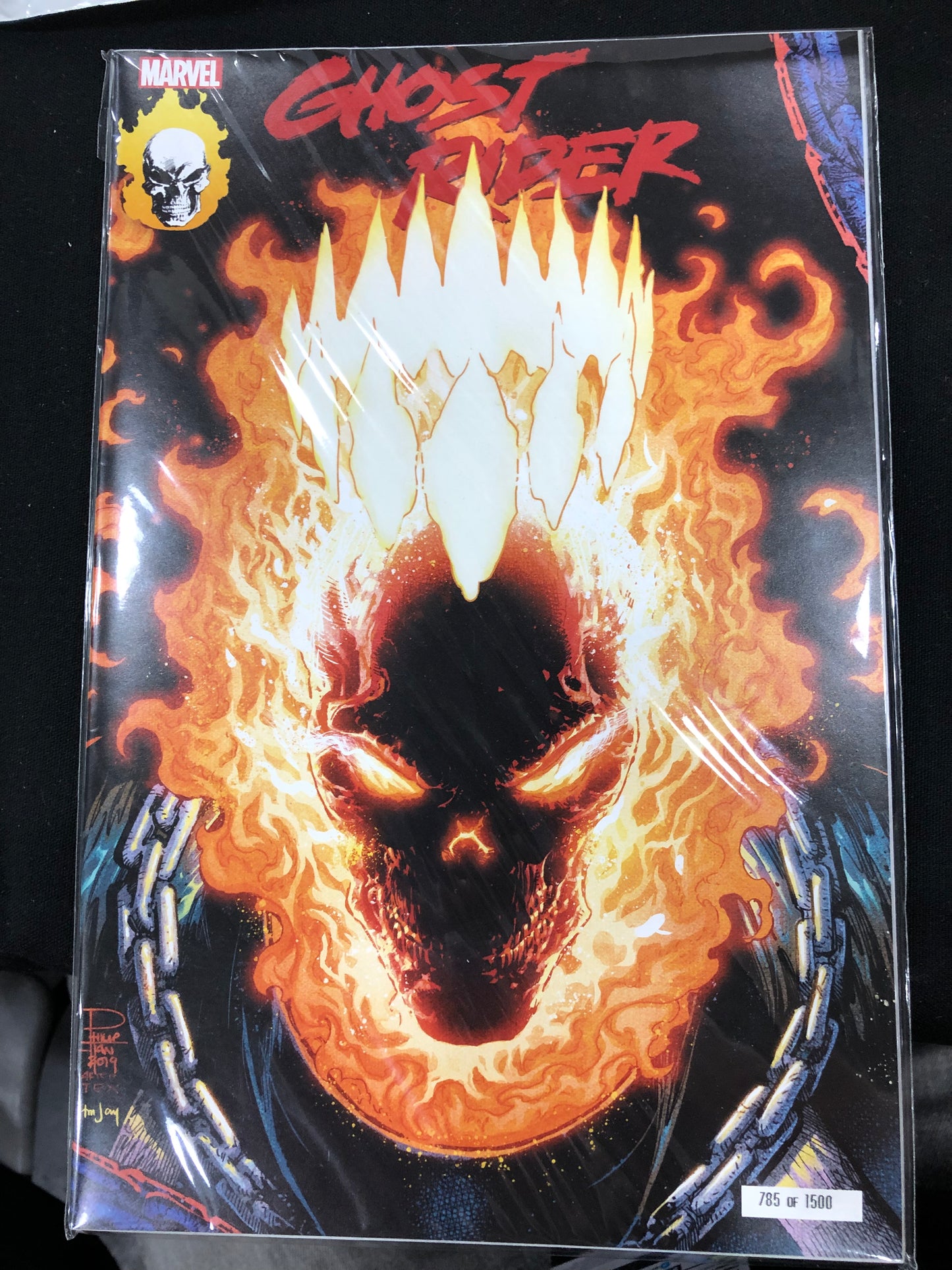 GHOST RIDER #1 NYCC TAN GLOW IN THE DARK VARIANT